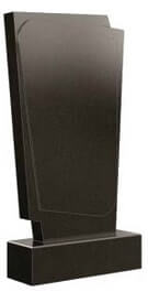 Модель памятника №20 вертикальный, современный, прямоугольный, мужской