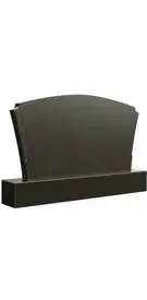 Модель памятника №140 горизонтальный, классический, мужской, свободный