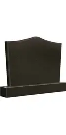 Модель памятника №158 равносторонний, классический, прямоугольный, мужской